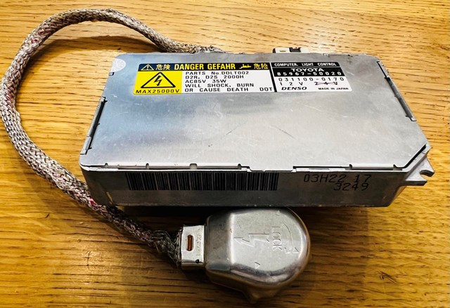 Блок розпалювання, ксенон 8596750020 DENSO