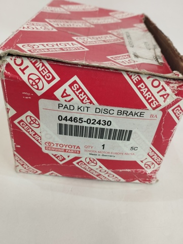 Тормозні колодки 0446502430 TOYOTA