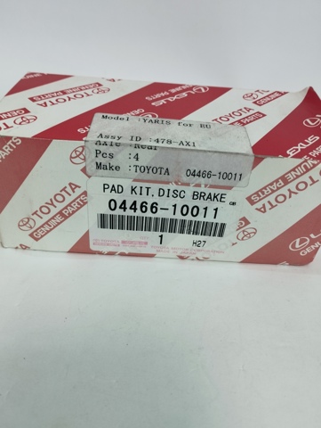 Задні колодки 0446610011 TOYOTA