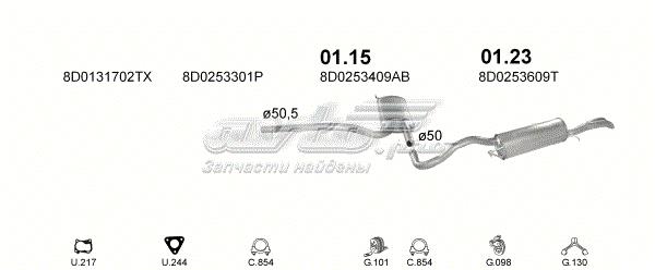 Вихлопна труба 0115 POLMOSTROW