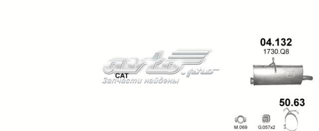 Глушник вихлопних газів кінцевий 04132 POLMOSTROW