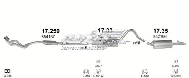 Вихлоп 17250 POLMOSTROW