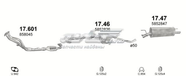 Вихлопна труба 1746 POLMOSTROW