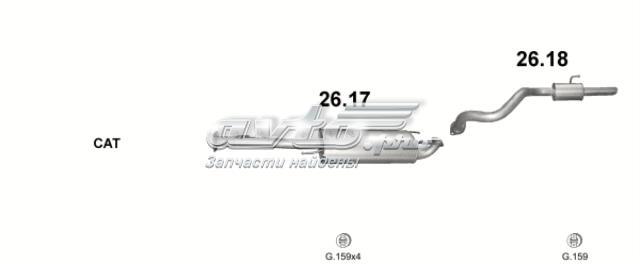 Вихлопна труба 2617 POLMOSTROW