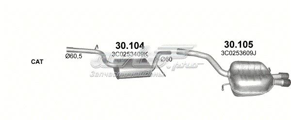 Вихлопна труба 30105 POLMOSTROW