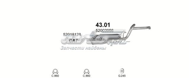 Глушилка задня 4301 POLMOSTROW