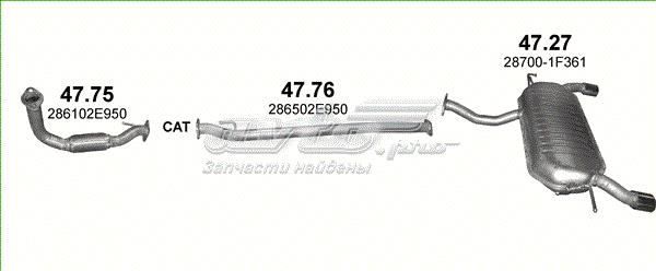 Вихлопна труба 4727 POLMOSTROW