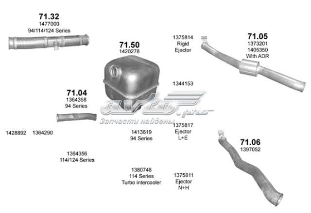 Вихлопна труба 7150 POLMOSTROW