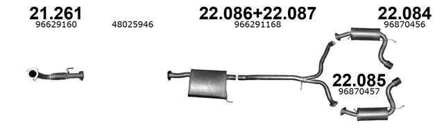 Глушник задній 96870457 GM
