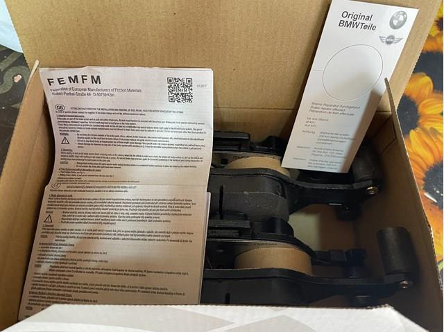Колодки передні 34116883470 BMW