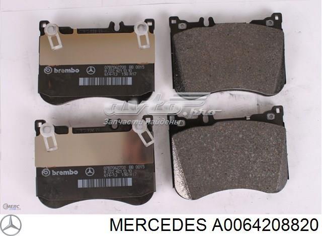 Колодки гальмівні дискові комплект A0064208820 MERCEDES