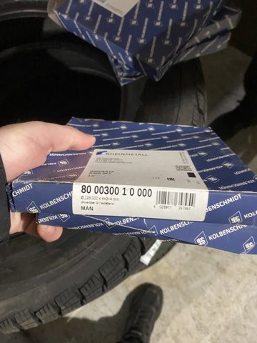 Комплект поршневих кілець на 1 циліндр, STD. 800030010000 KOLBENSCHMIDT