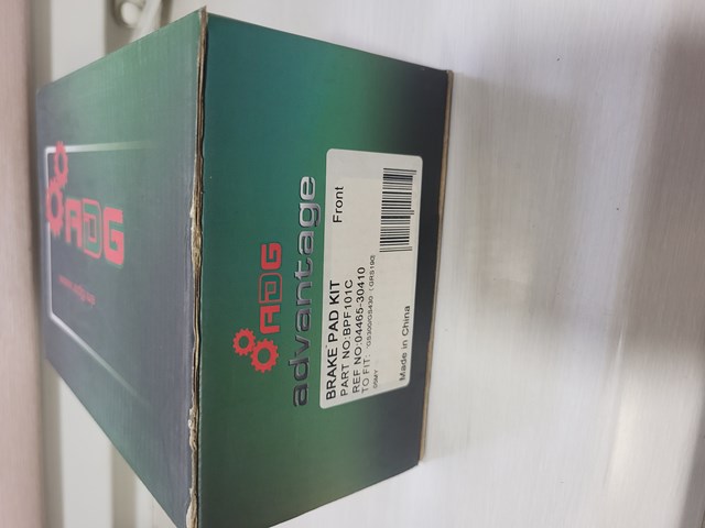 Колодки передні BPF101C ADG