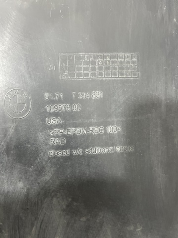 Підкрилок переднього крила, лівий передній 51717234831 BMW