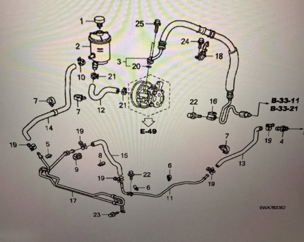 Бак масляний 53701SWYG01 HONDA
