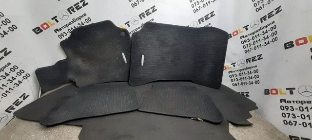 Килимки передні + задні, комплект на авто A21268088019J74 MERCEDES