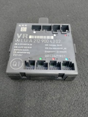 Блок комфорту передніх дверей A2129004302 MERCEDES