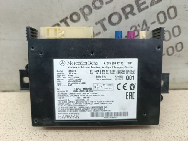 Блок керування телефоном A2139004715 MERCEDES
