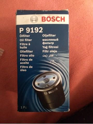 Фільтр масла P9192 BOSCH