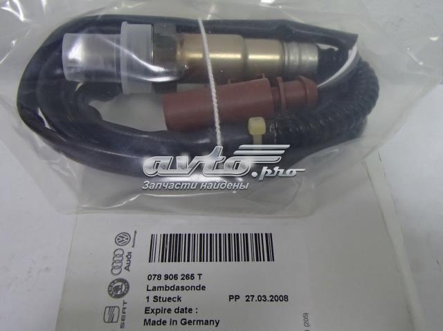 Лямбдазонд, датчик кисню після каталізатора, лівий 078906265T VAG