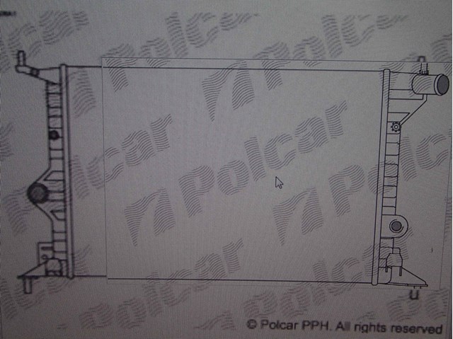 Радіатор основний 551608A1 POLCAR