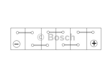 Акумуляторна батарея, АКБ 0092S40180 BOSCH