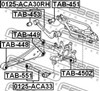 Задня поперечна тяга 0125ACA33 FEBEST