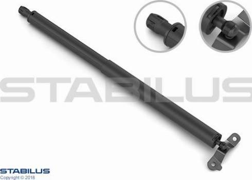 Амортизатор кришки багажника / двері 3/5-ї задньої 019027 STABILUS