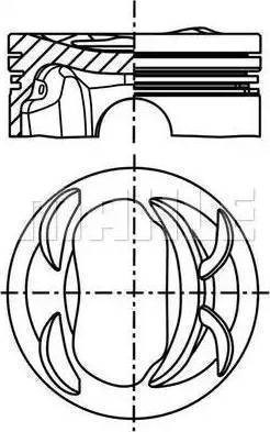 Поршень в зборі 028PI00118001 MAHLE