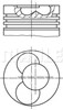Поршень в комплекті на 1 циліндр, 2-й ремонт (+0,50) 0304102 MAHLE
