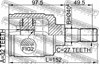 Шарнір кутових швидкостей передній правий 0311CRVATRH FEBEST
