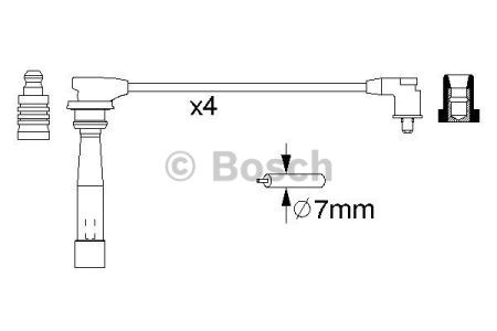 Дроти запалювання 0986356970 BOSCH