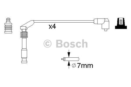 Дроти запалювання 0986357126 BOSCH