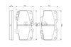 Гальмівні колодки 0986424134 BOSCH