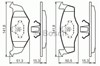 Колодки гальмівні передні, дискові Фольксваген Поло 3