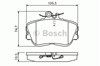 Колодки передні 0986460977 BOSCH