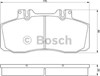 Задні гальмівні колодки 0986468350 BOSCH