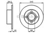 Диск гальмівний задній 0986478019 BOSCH