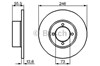 Гальмо дискове переднє 0986478082 BOSCH