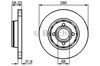 Гальмо дискове переднє 0986478128 BOSCH