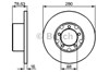 Диск гальмівний передній 0986478201 BOSCH