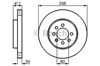 Диск переднього гальма 0986478286 BOSCH