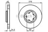 Гальмо дискове переднє 0986478299 BOSCH