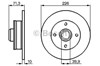 Диск гальмівний задній 0986478331 BOSCH