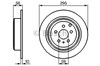 Диск гальмівний задній 0986478435 BOSCH