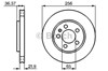 Диск гальмівний задній 0986478482 BOSCH