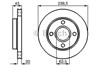 Гальмо дискове переднє 0986478502 BOSCH