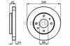 Гальмо дискове переднє 0986478531 BOSCH