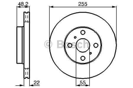 Ротор гальмівний 0986478578 BOSCH