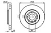 Гальмо дискове переднє 0986478853 BOSCH